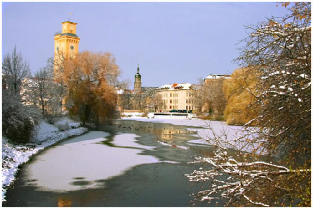 Winter am kleinen Teich