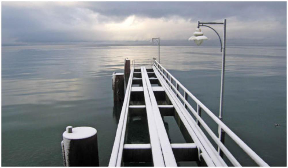 Brücke an der Ostsee