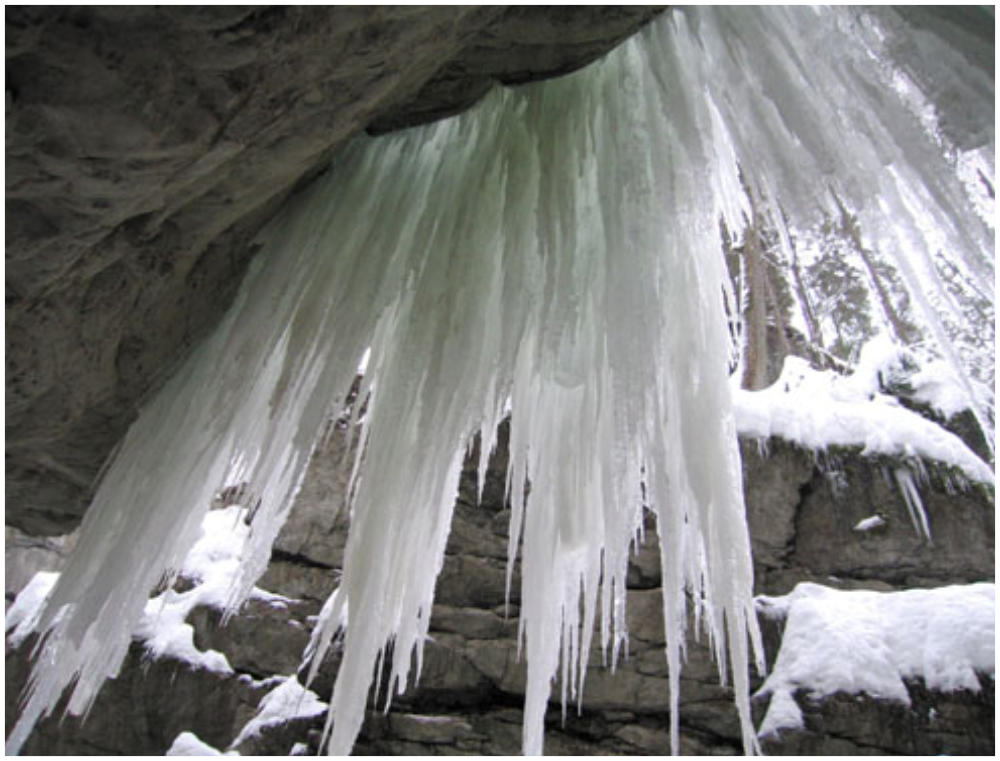 Eiszapfen Breitachklamm