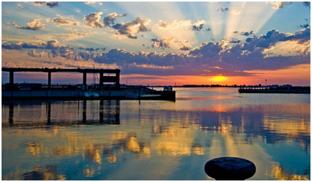 Abendstimmung am Hafen