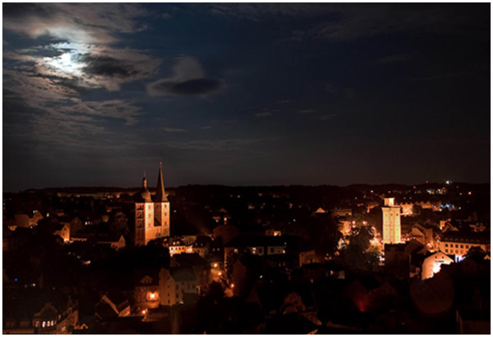 Mond über Altenburg