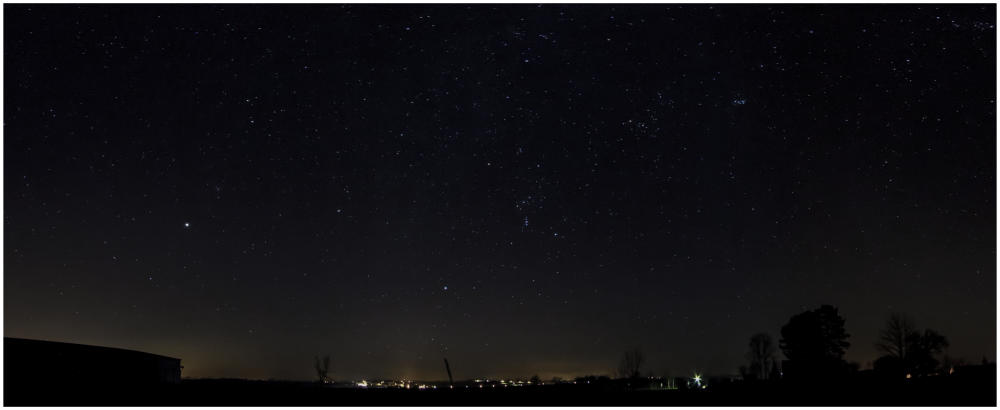 Jupiter trift Orion
