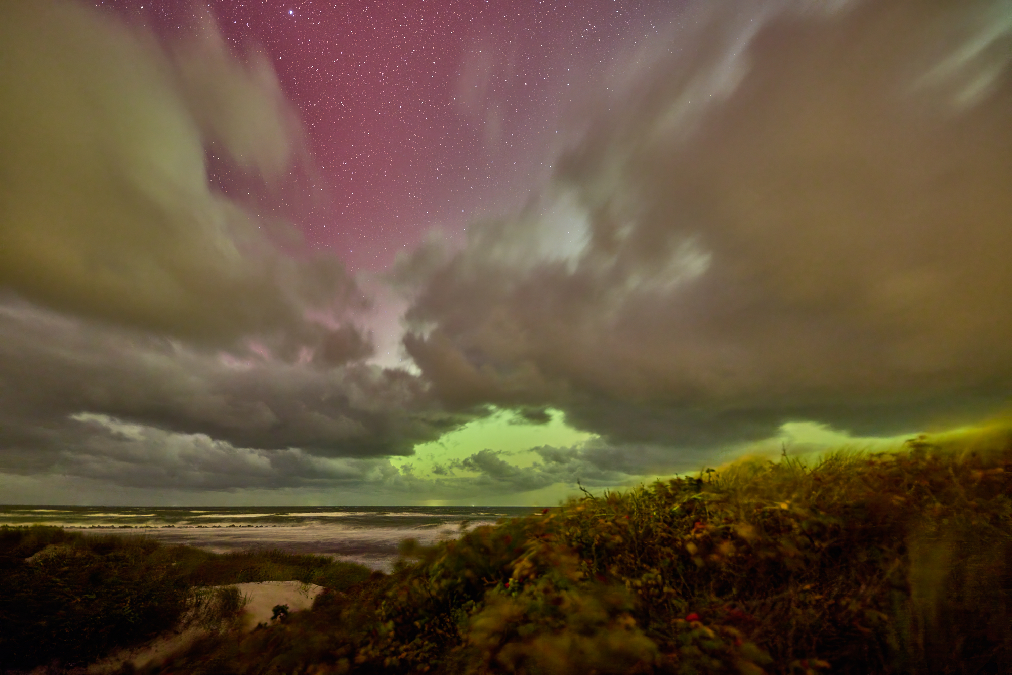 Aurora bei Srurm